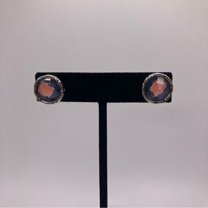 Marc By Marc Jacobs Silver and Pink Earrings